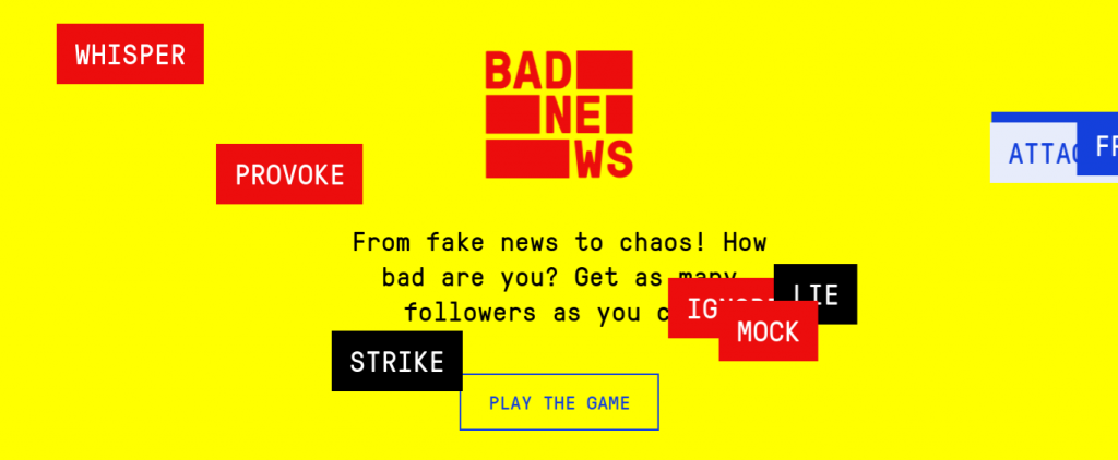 bad news gamificacion fake news
